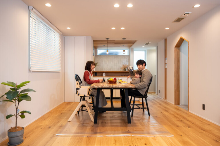 フルオーダーの注文住宅で趣味と家族時間を楽しむおうち