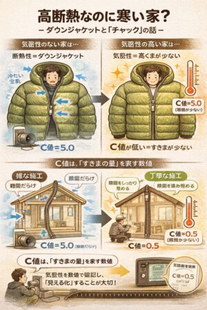 高断熱なのに寒い家？