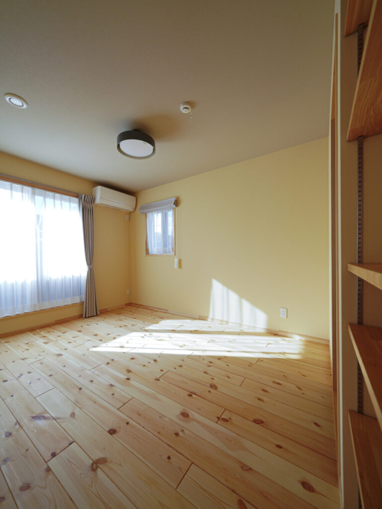 ぐるっと回れる動線の木の家