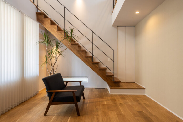 1階完結型でそれぞれのシーンに合わせて多目的に使える余白のあるお家