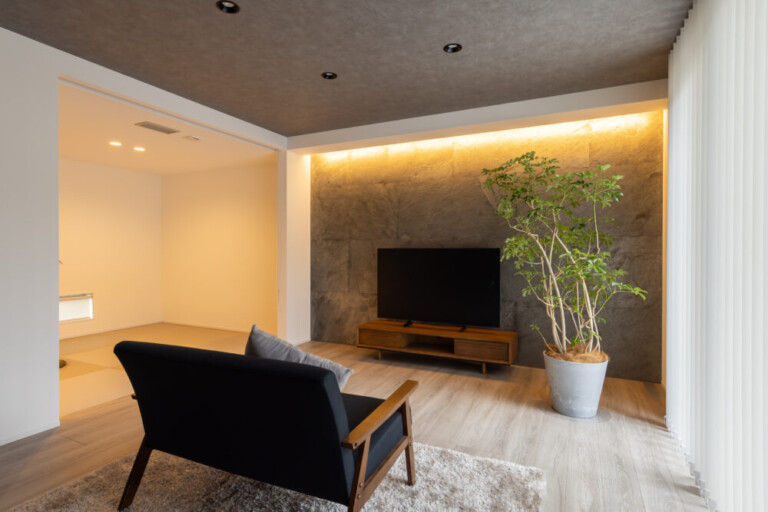 安曇野市の平屋 ガレージのある20代子育て世代のお家