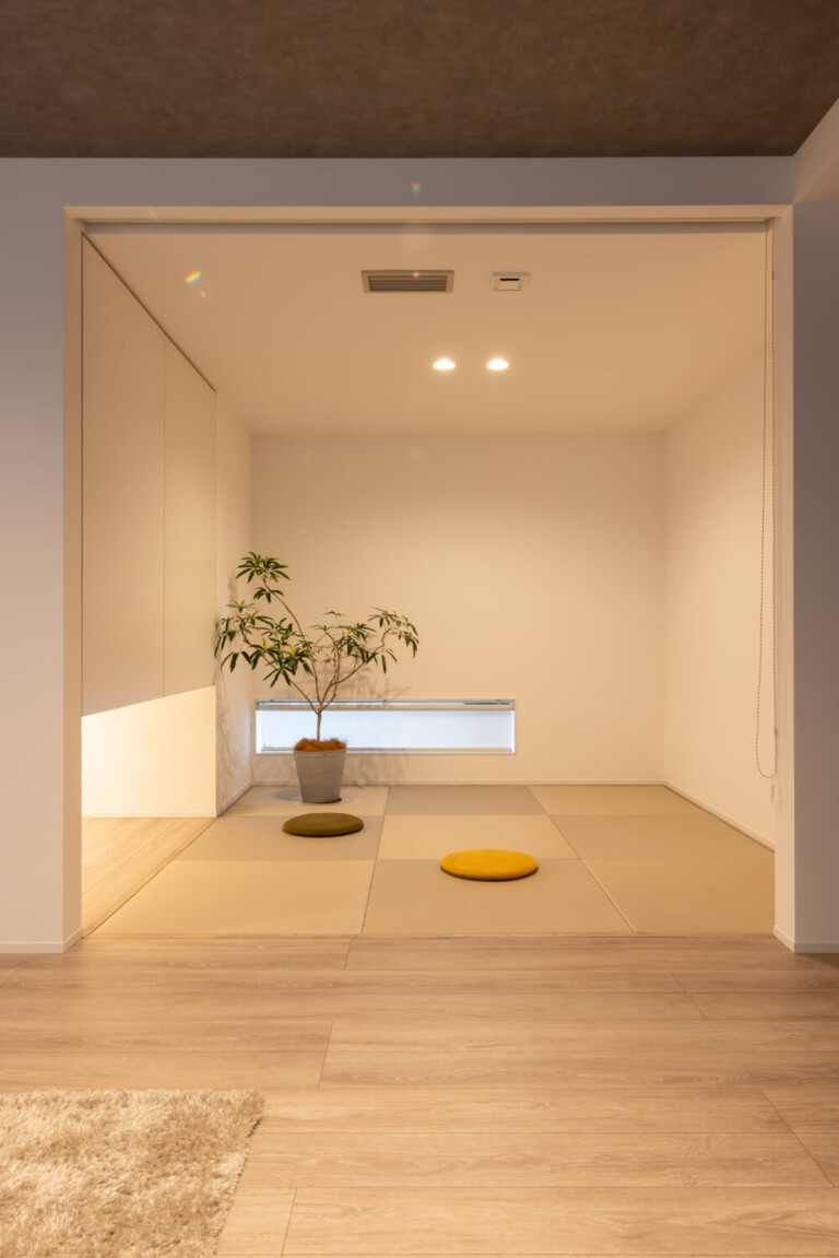 安曇野市の平屋 ガレージのある20代子育て世代のお家