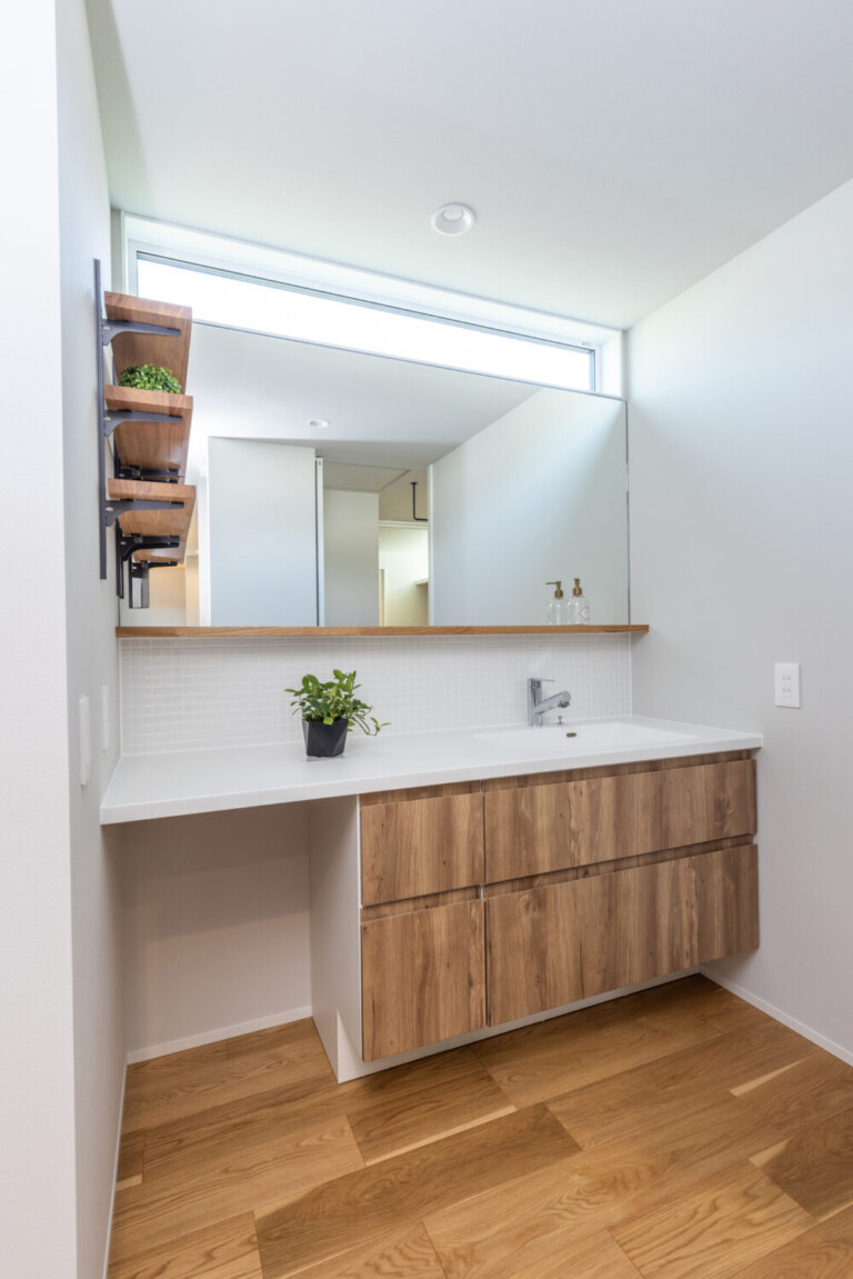 1階完結型でそれぞれのシーンに合わせて多目的に使える余白のあるお家