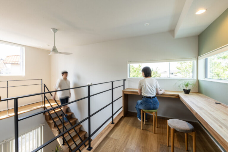 1階完結型でそれぞれのシーンに合わせて多目的に使える余白のあるお家